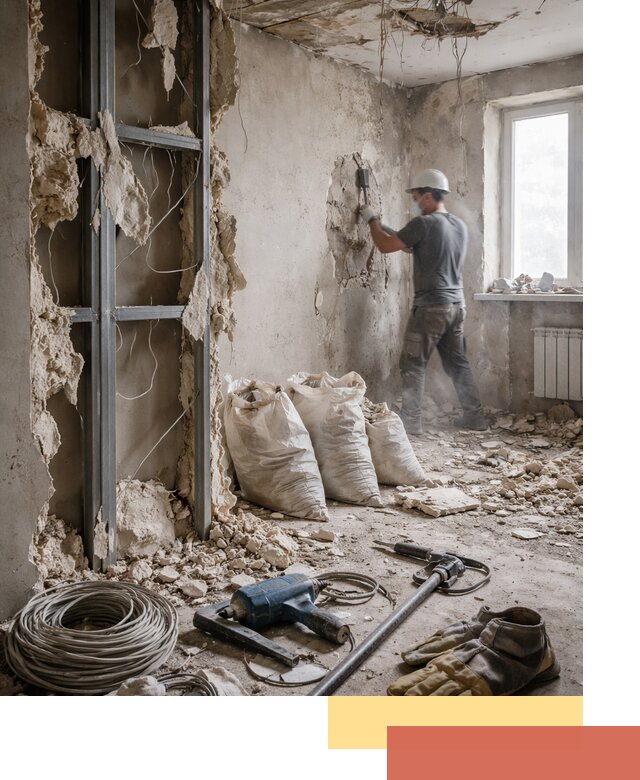 Профессиональный демонтаж зданий и конструкций в Щелково