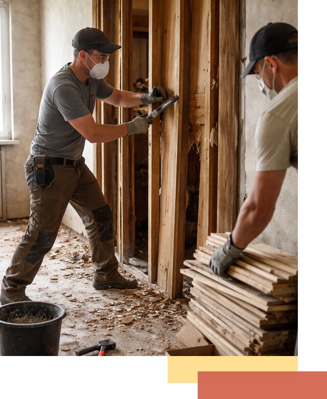 Демонтаж деревянных перегородок в Щелково быстро и аккуратно