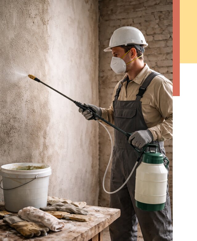 Антисептическая обработка стен в Щелково от 1248 руб. — быстро и недорого | ОТДЕЛОЧНИК-Щлк