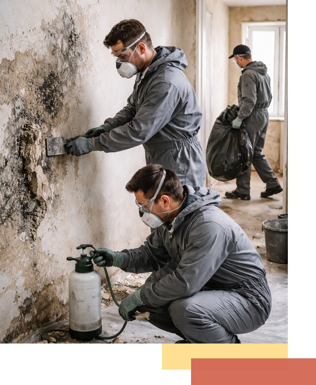 Удаление плесени со стен профессионально в Щелково