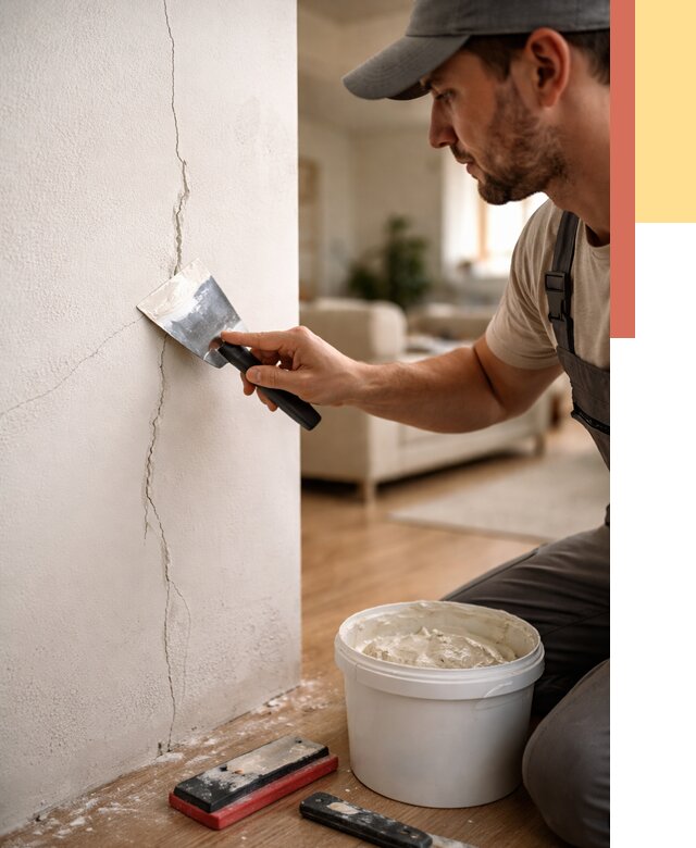 Заделка трещин и сколов в Щелково от 2549 руб. — быстро и недорого | ОТДЕЛОЧНИК-Щлк