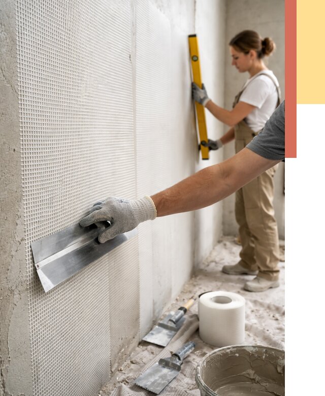 Армирование стен стеклосеткой в Щелково от 3329 руб. под ключ | ОТДЕЛОЧНИК-Щлк