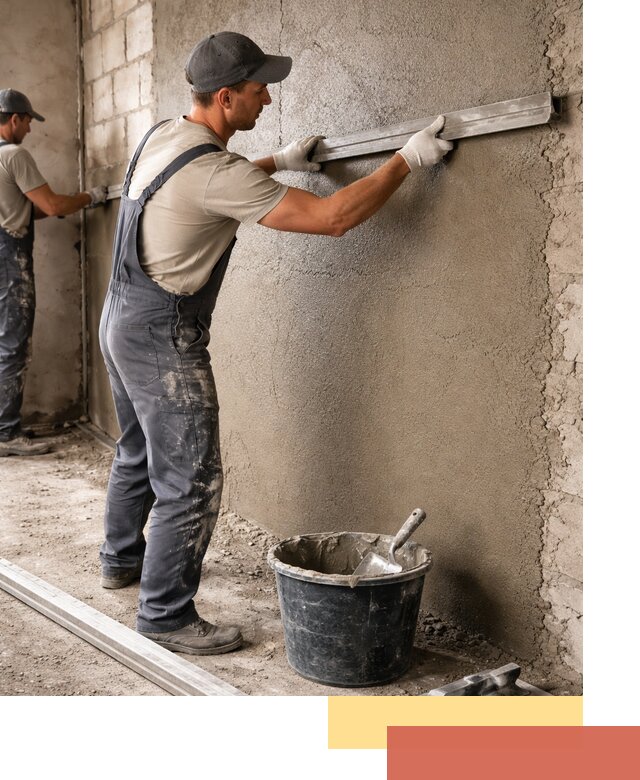 Штукатурка стен цементно-песчаная в Щелково профессионально