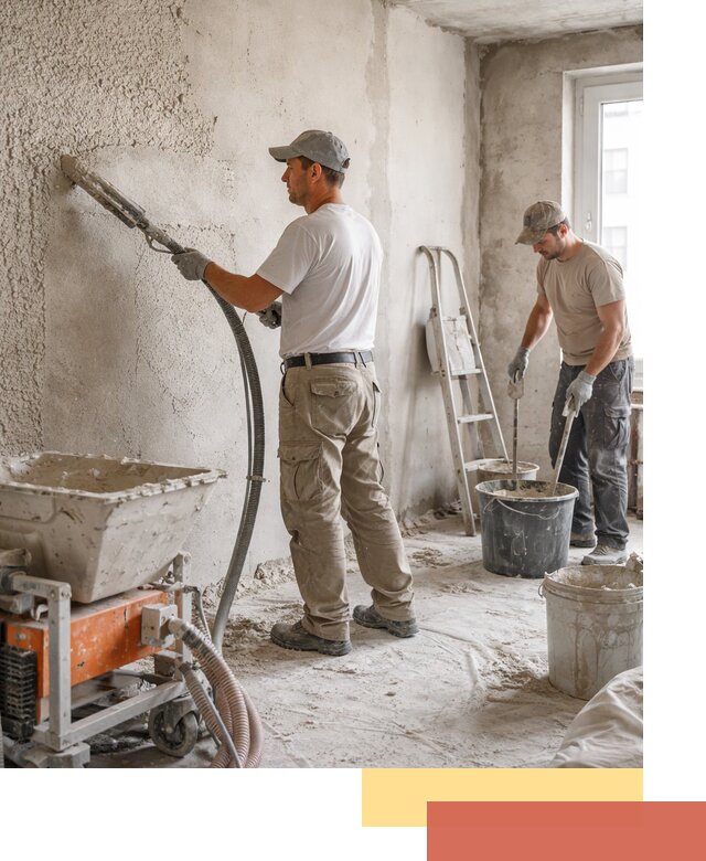 Машинная штукатурка стен в Щелково — быстро и качественно