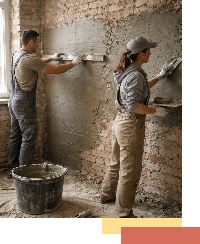 Штукатурка кирпичных стен в Щелково — качественно и надежно