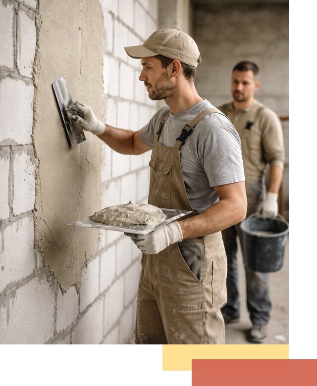 Штукатурка стен из газобетона в Щелково под ключ