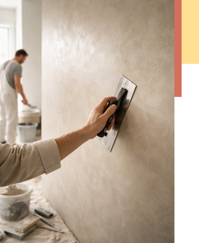 Венецианская штукатурка в Щелково от 3641 руб/м² — нанесение стен под ключ | ОТДЕЛОЧНИК-Щлк