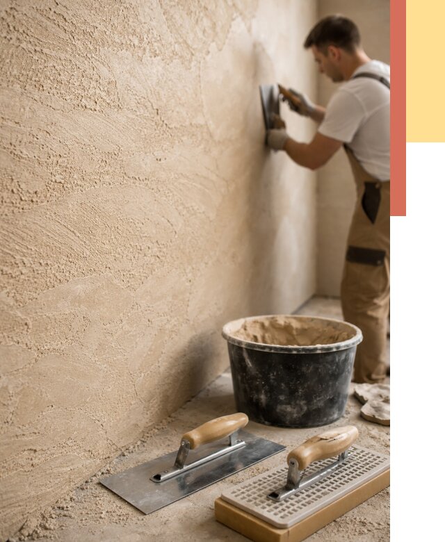 Декоративная штукатурка травертин в Щелково от 1873 руб/м2 — качественно и недорого | ОТДЕЛОЧНИК-Щлк