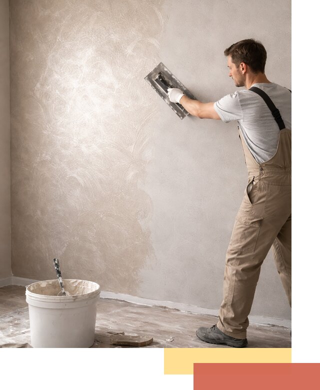 Декоративная штукатурка «Мокрый шелк» под ключ в Щелково