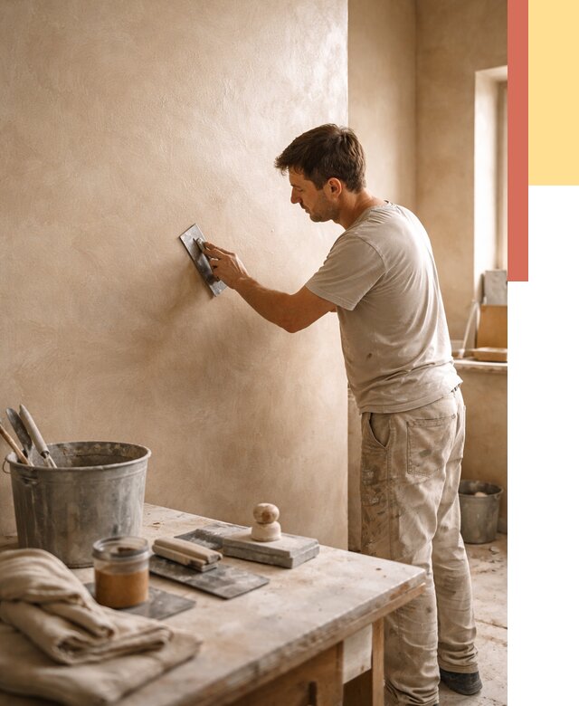 Марокканская штукатурка таделакт в Щелково под ключ от 4369 руб. | ОТДЕЛОЧНИК-Щлк