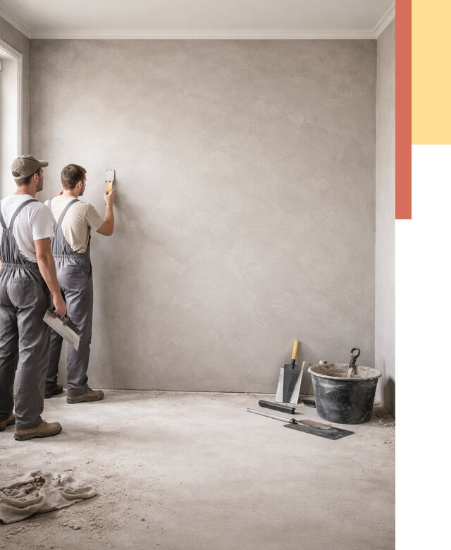 Микробетон на стены в Щелково от 1300 руб. — нанесение и отделка | ОТДЕЛОЧНИК-Щлк