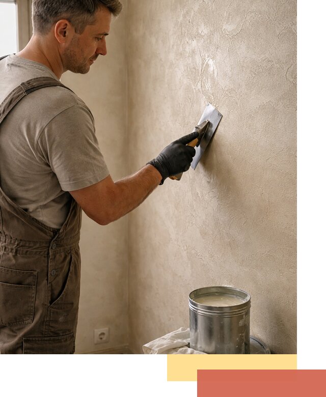 Нанесение воска на штукатурку в Щелково для защиты и блеска