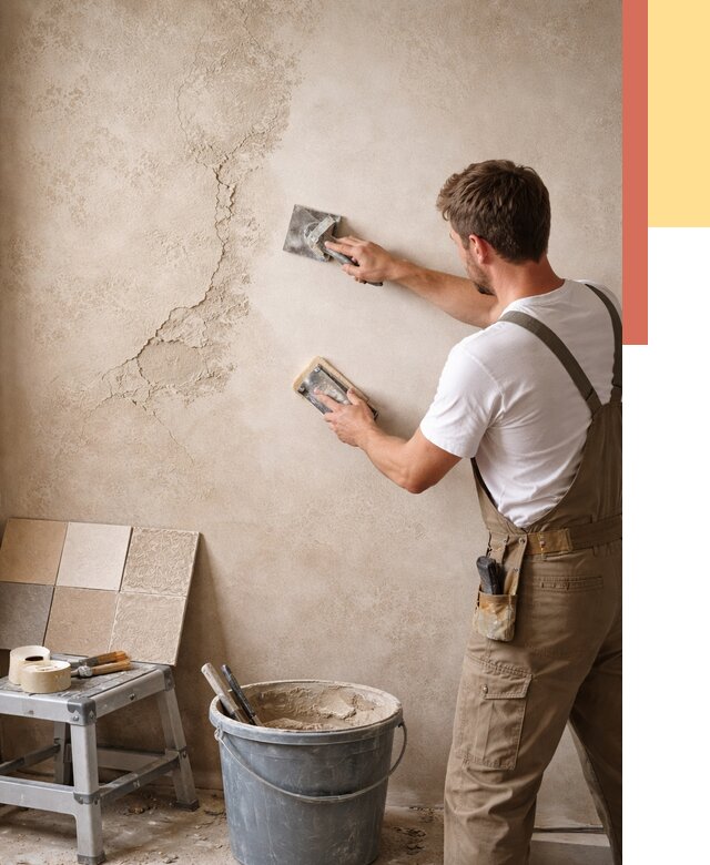 Ремонт декоративной штукатурки в Щелково от 4681 руб. под ключ | ОТДЕЛОЧНИК-Щлк