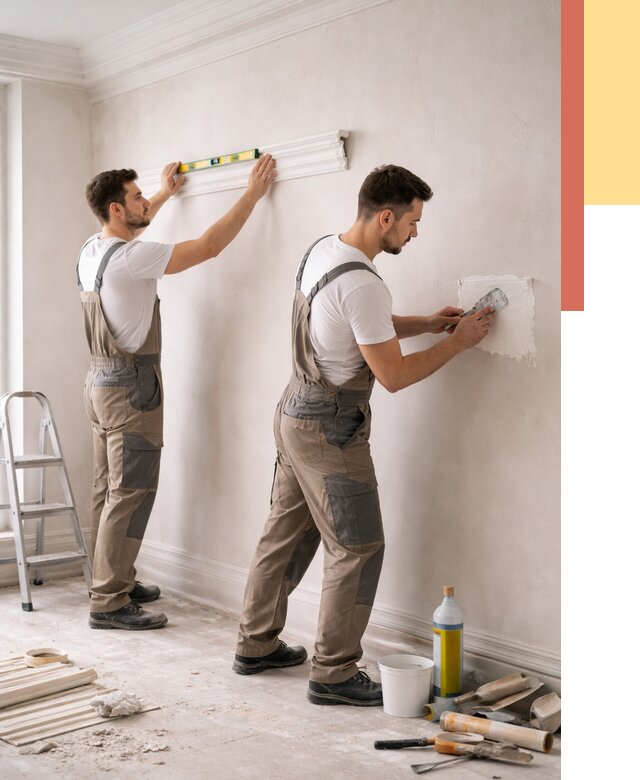 Монтаж лепнины на стены в Щелково от 4681 руб. — недорого, быстро | ОТДЕЛОЧНИК-Щлк