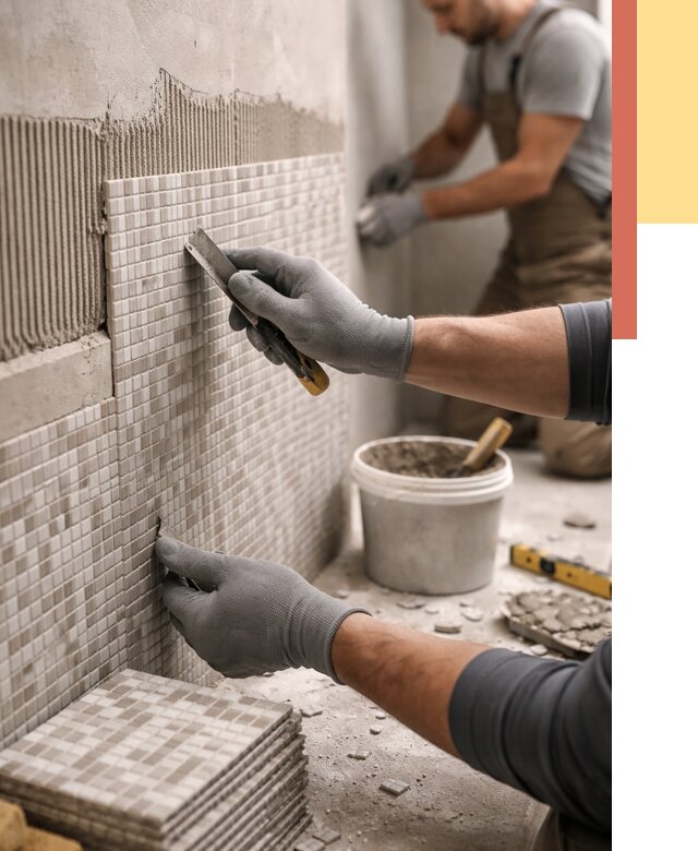 Облицовка стен мозаикой в Щелково от 3329 руб/м2 — укладка мозаики на стены | ОТДЕЛОЧНИК-Щлк