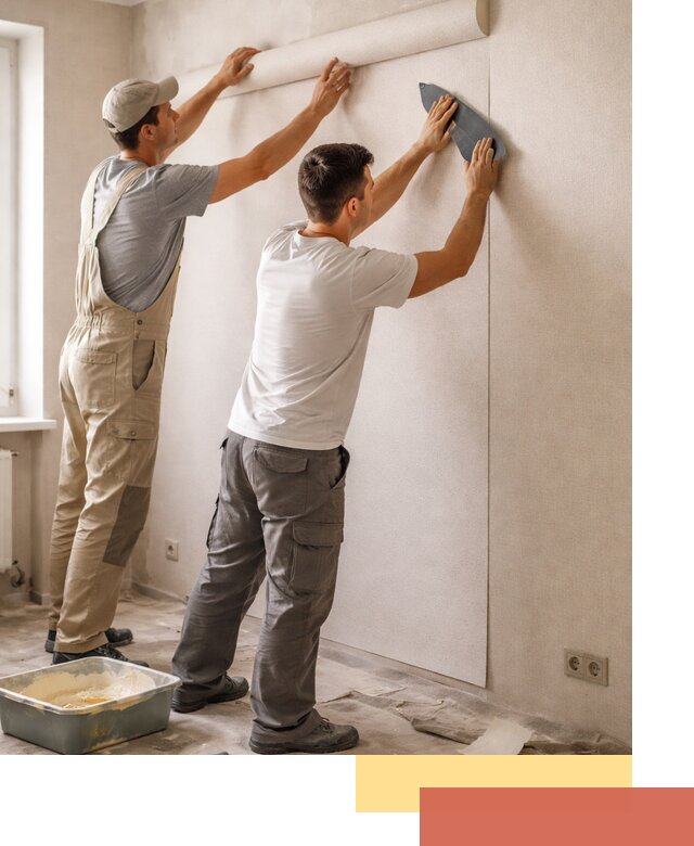 Поклейка виниловых обоев в Щелково профессионально и качественно