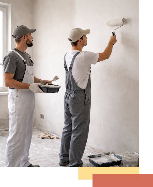 Покраска стен водоэмульсионной краской в Щелково