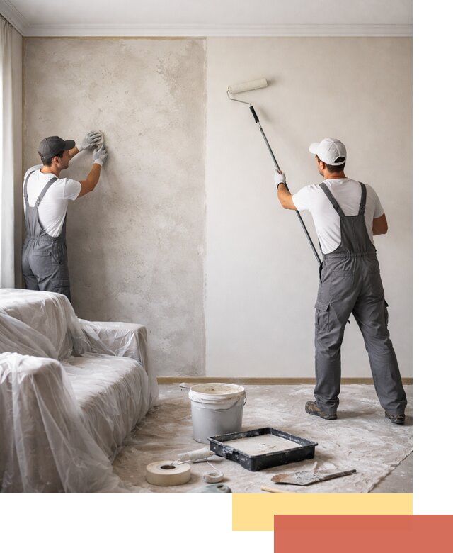 Покраска стен антивандальной краской в Щелково