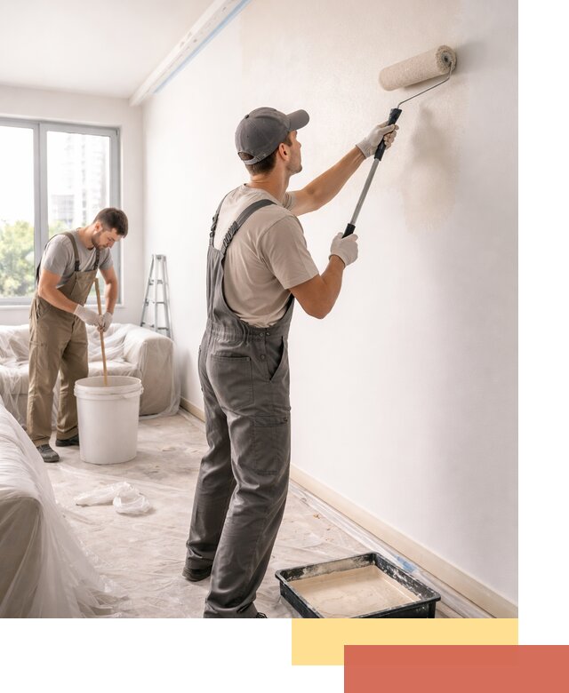 Покраска стен в офисе в Щелково — быстрый и качественный ремонт