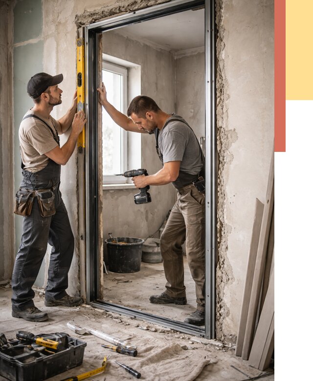 Закладка дверного проема в Щелково от 3641 руб. — быстро и недорого | ОТДЕЛОЧНИК-Щлк