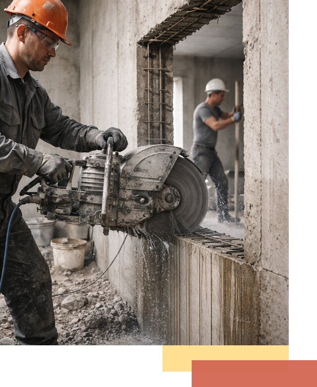 Алмазная резка проемов в Щелково быстро и точно