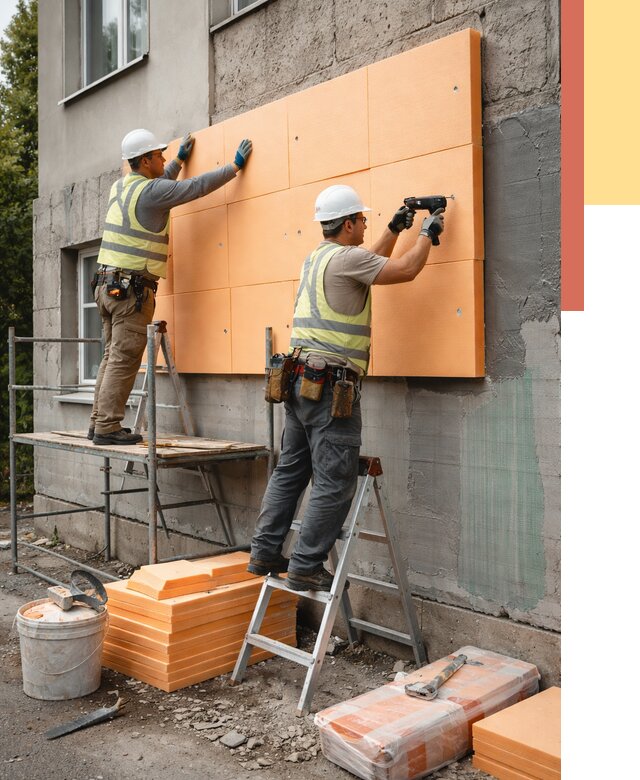 Утепление стен пеноплексом в Щелково от 1925 руб./м2 — быстро и недорого | ОТДЕЛОЧНИК-Щлк