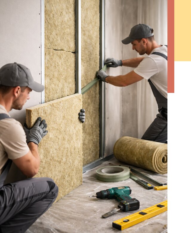 Шумоизоляция стен в Щелково под ключ от 1925 руб. | ОТДЕЛОЧНИК-Щлк