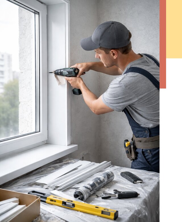 Установка пластиковых откосов в Щелково от 2341 руб. | ОТДЕЛОЧНИК-Щлк монтаж, быстро и недорого