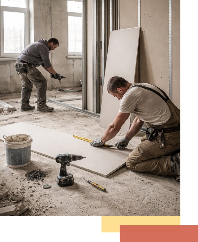 Кладка перегородок из ПГП под ключ в Щелково