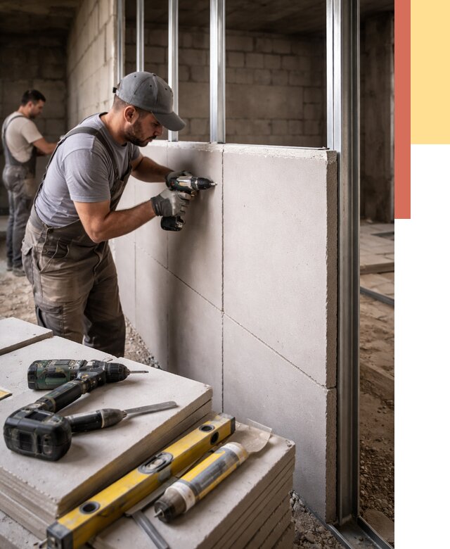 Кладка влагостойких перегородок ПГП в Щелково от 1248 руб. под ключ | ОТДЕЛОЧНИК-Щлк