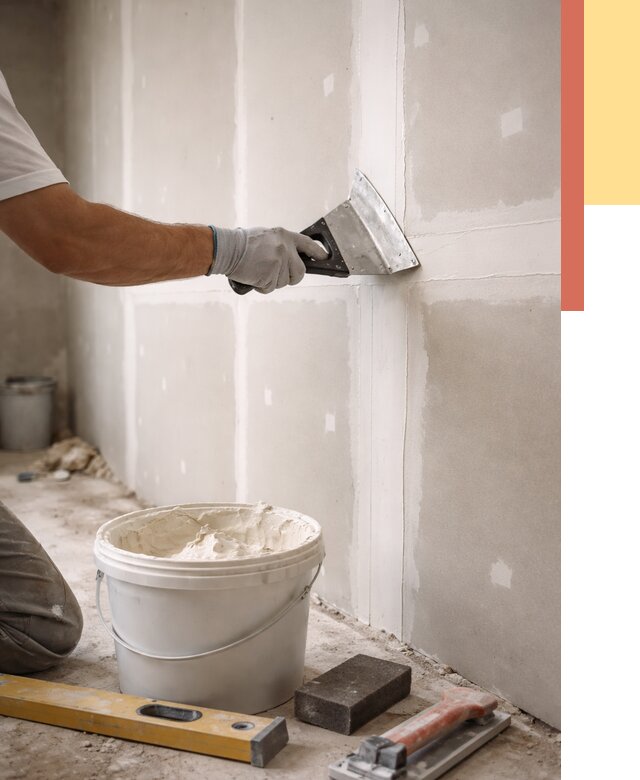 Шпаклевка перегородок из гипсокартона в Щелково от 2601 руб. — услуги ОТДЕЛОЧНИК-Щлк