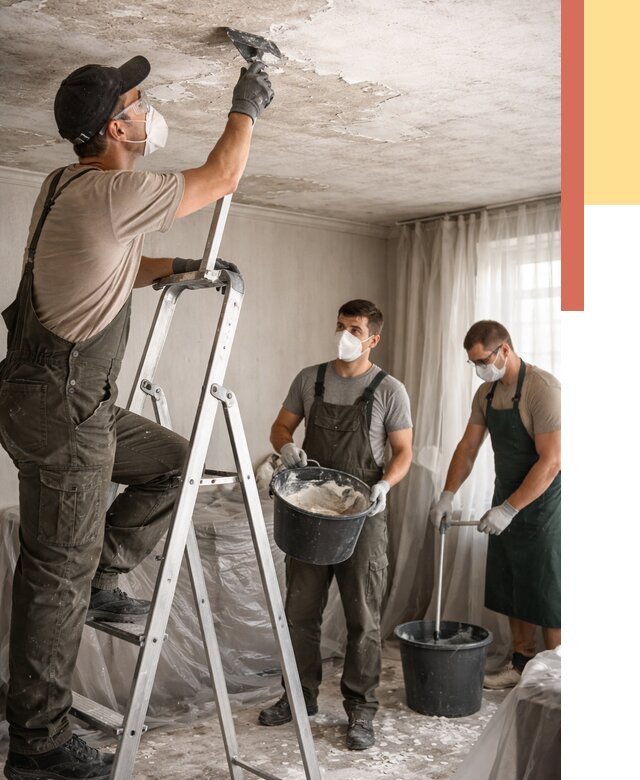 Удаление побелки с потолка в Щелково от 2601 руб. быстро и недорого | ОТДЕЛОЧНИК-Щлк