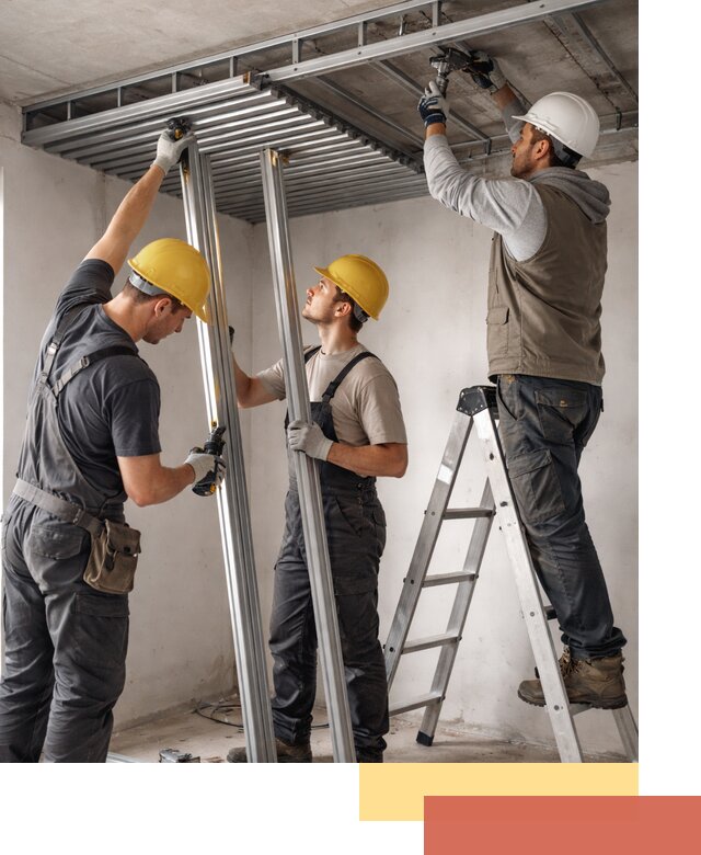 Монтаж реечного потолка под ключ в Щелково