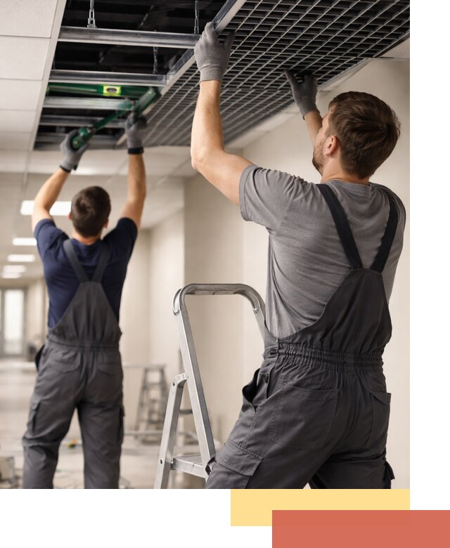 Монтаж потолка Грильято в Щелково: установка под ключ качественно