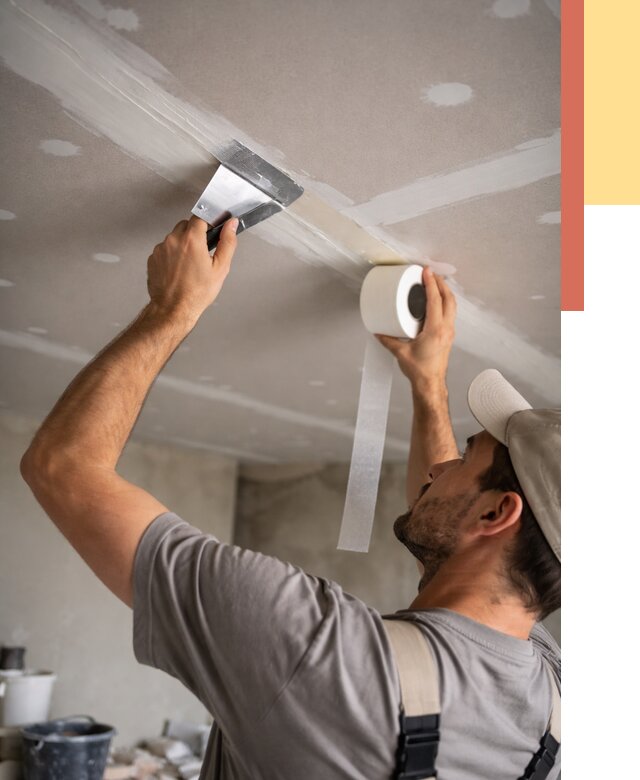 Обработка швов потолка ГКЛ в Щелково от 7802 руб. под ключ | ОТДЕЛОЧНИК-Щлк