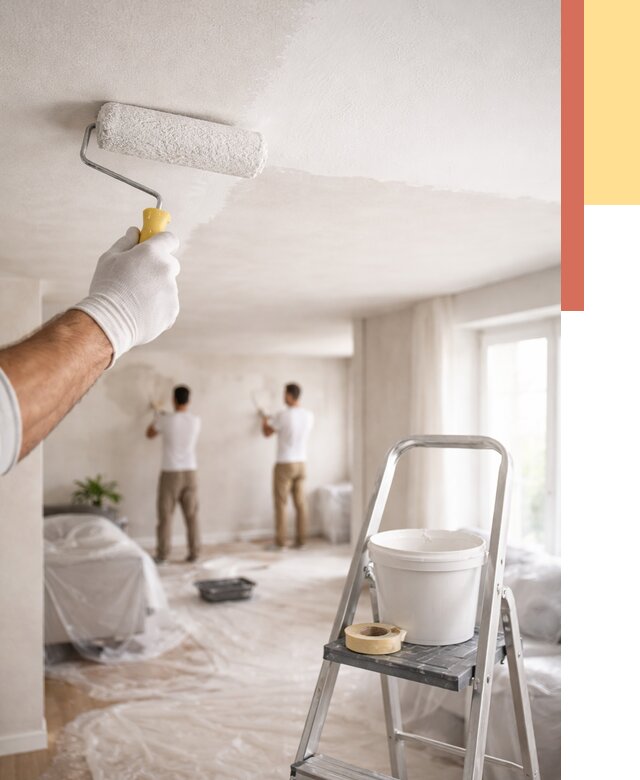 Покраска потолка акриловой краской в Щелково от 2601 руб. | ОТДЕЛОЧНИК-Щлк