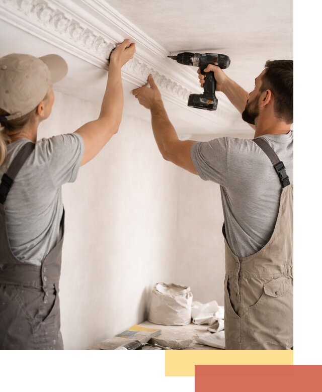 Профессиональный монтаж лепнины на потолок в Щелково