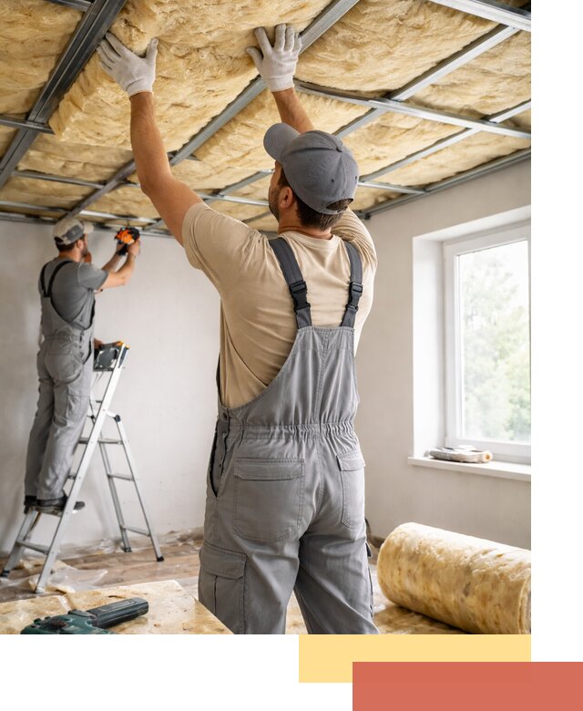 Утепление потолка под ключ в Щелково качественно и быстро