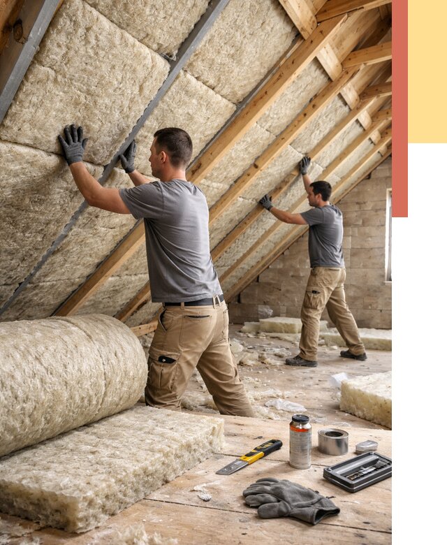 Утепление потолка минватой в Щелково от 1508 руб. — быстро и недорого | ОТДЕЛОЧНИК-Щлк