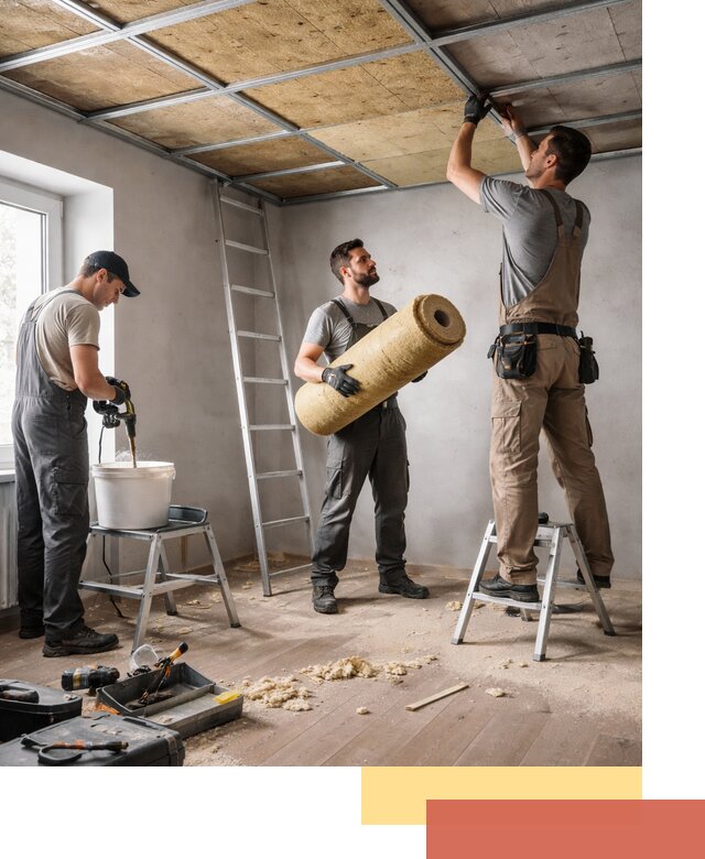 Шумоизоляция потолка в Щелково: профессиональный монтаж и отделка